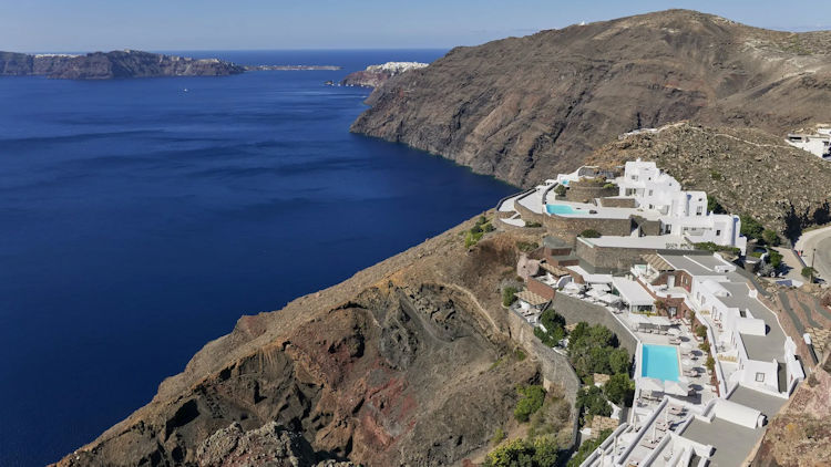 San Antonio Hotel Santorini: Where Landscape Becomes Architecture