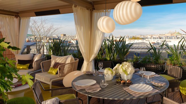 A New Parisian Terrace for the Suite Royale Orientale at Mandarin Oriental Paris
