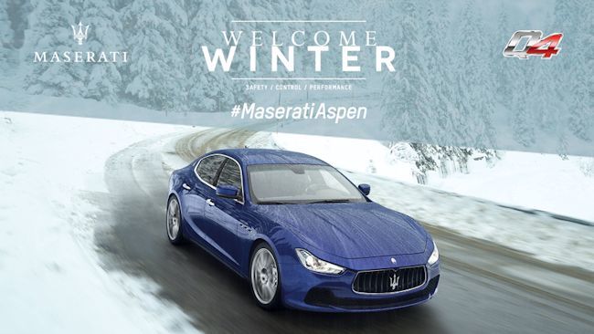 Maserati Drives Into Aspen for Month Long Installation