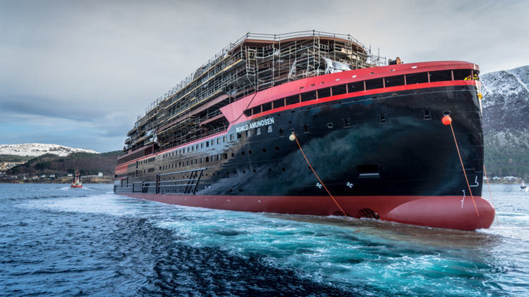 Hurtigruten Launches the World’s First Hybrid Ship in Norway