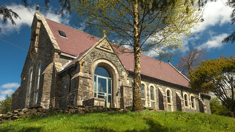Stay in an Old Converted Church with Outdoor Hot Tub in Snowdonia, Wales