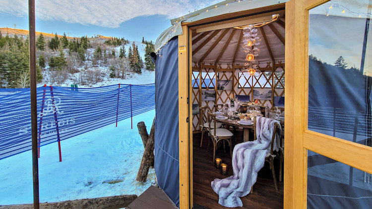 Pinnacle of Park City Après Ski: Garden of Fire, Yurt Village & Champagne Sabering