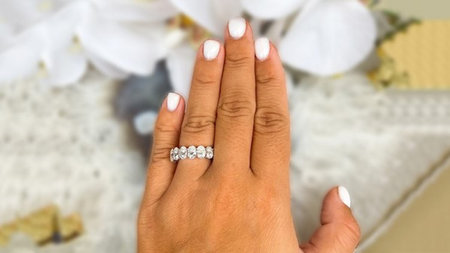 The Benefits of Choosing a Moissanite Wedding Band