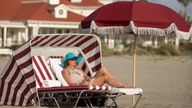 San Diego's Hotel del Coronado Introduces New Exclusive Beach Service