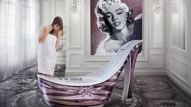 Bathing in a Shoe: The World's Most Expensive Bathtub 