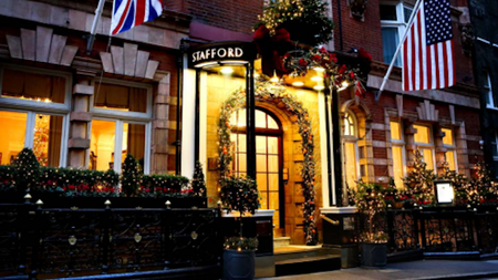 Classic British Christmas at the Stafford Hotel London