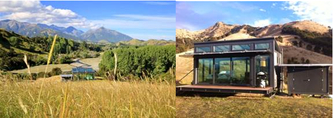 Sleep in an All-Glass Cabin in the New Zealand Countryside 