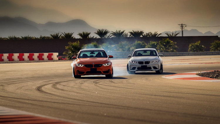 118 Degrees. 118 Miles Per Hour. The BMW Performance Driving School, Thermal, California