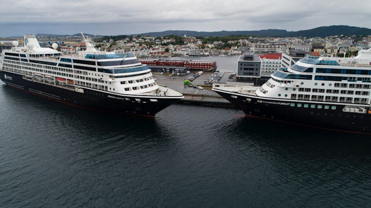 Azamara Sister Ships Meet Up in Norway