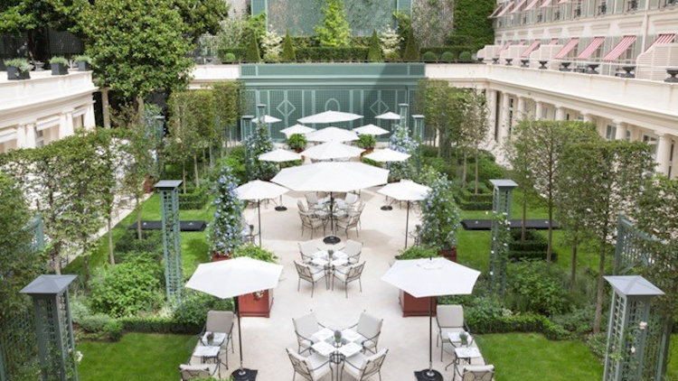 Le Bristol Unveils Jardin Français - Chic Green Space in Paris
