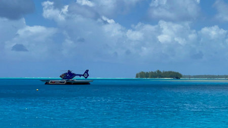 Conrad Bora Bora Nui Offers Floating Helipad for Shared and Private Air Tours 