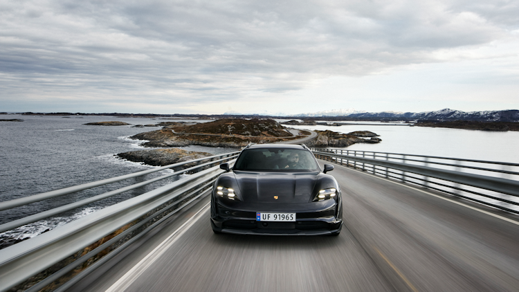 Drive an Electric Porsche and Explore Norway's Fjords and Mountains