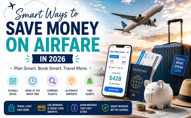 Smart Ways to Save Money on Airfare in 2026