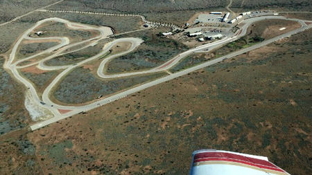 What's cooler than landing on a track to drive your own race car?