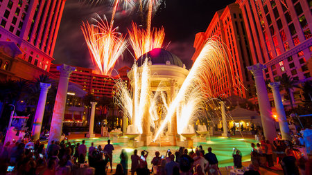 Caesars Palace is the ONLY Property on the Las Vegas Strip with Fireworks on July 4th