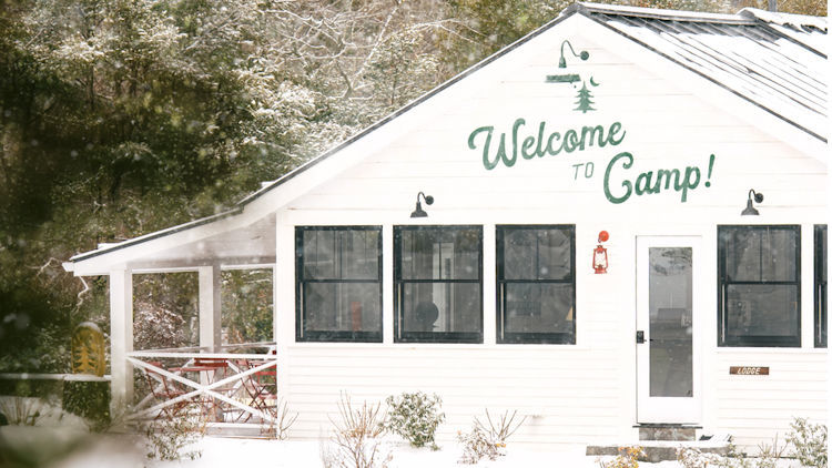 A Cozy Winter Retreat in Mid-Coast Maine at 5-Star Boutique Retreat Camp DeForest
