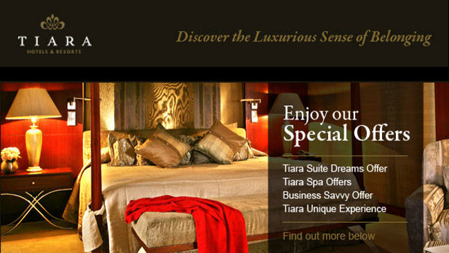 Tiara Hotels & Resorts Offers Suite Dreams Travel Packages