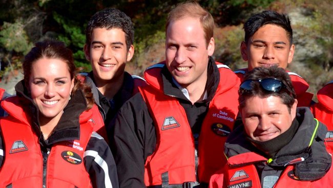 Duke and Duchess of Cambridge enjoy adrenalin thrills on the world's most exciting jet boat ride