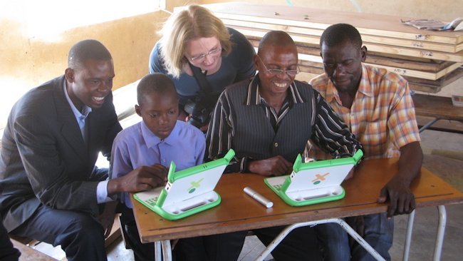 Zambia's Twabuka Community School Receives Donated Laptop Computers