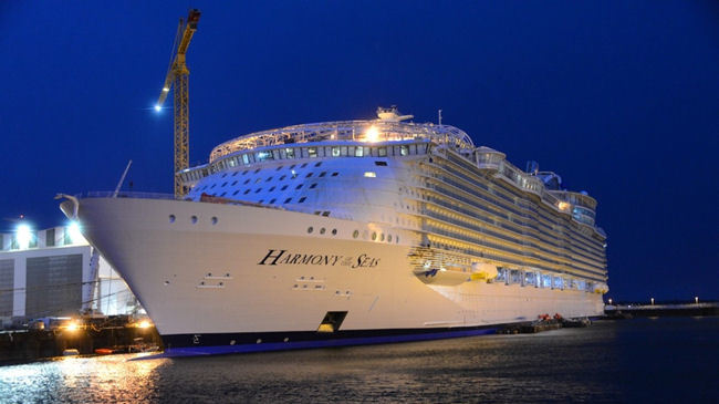 $1Billion, Harmony of the Seas Delivered to Royal Caribbean