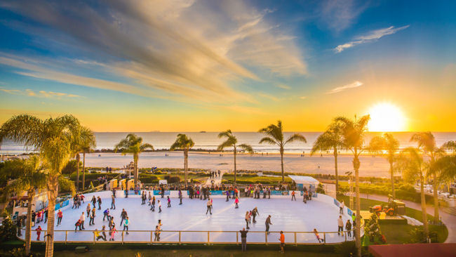 Seaside Skating Memories at San Diego's Hotel del Coronado