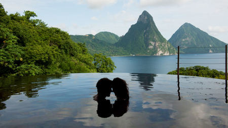 Love is in the Air at Jade Mountain, St Lucia