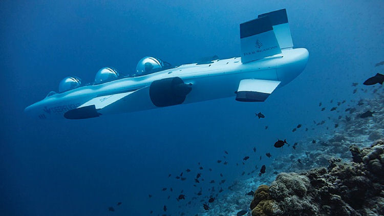 Four Seasons Maldives Has A 3-Man Sub