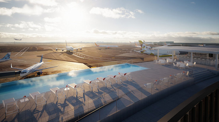 TWA Hotel's Stunning Rooftop Infinity Pool Opens May 15