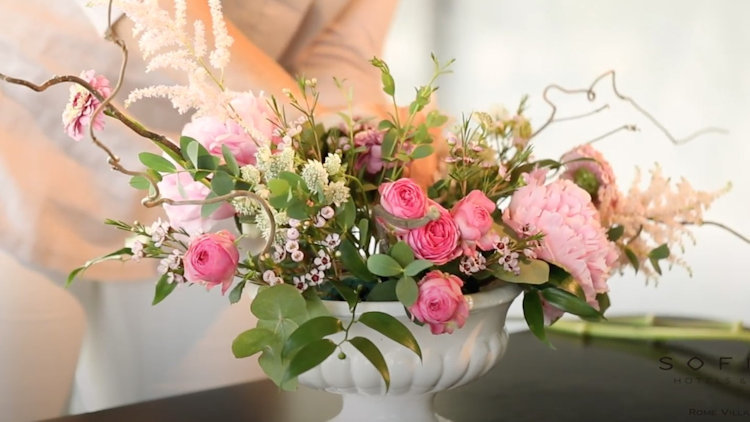 Five-Star Hotel in Rome Offers Virtual Flower Arranging Class