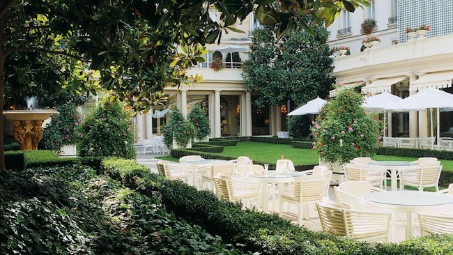 Le Bristol Paris Renovates Famous Garden