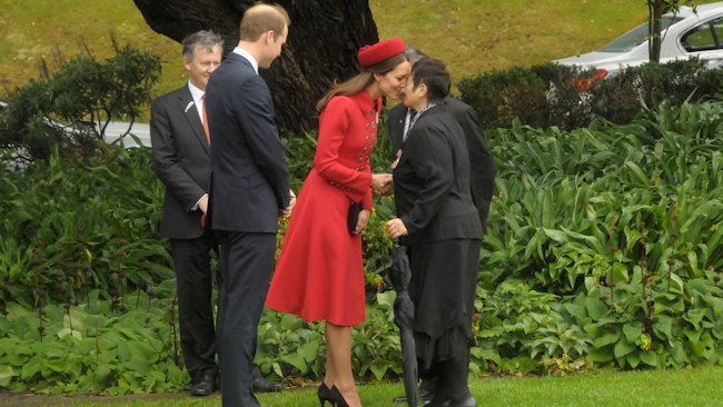 Royal Welcome in Wellington, New Zealand
