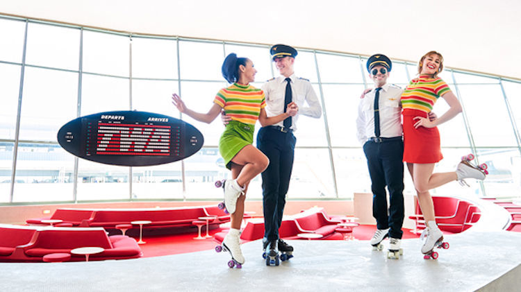 Roller Skate to Your JFK Gate - TWA Hotel Opens Roll-A-Rama at the Runway Rink