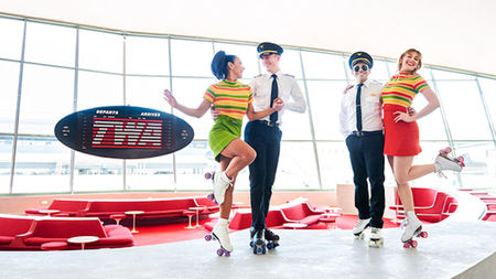 Roller Skate to Your JFK Gate - TWA Hotel Opens Roll-A-Rama at the Runway Rink