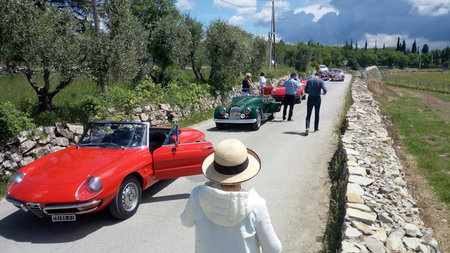 A Dreamy Vintage Car Escape Through Tuscany