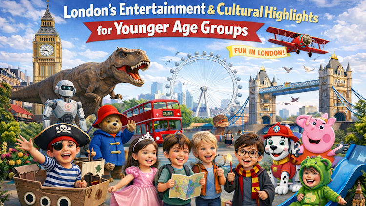 London’s Entertainment and Cultural Highlights for Younger Age Groups