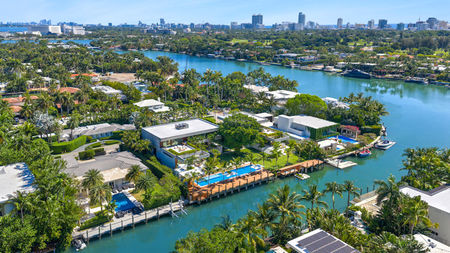 $110 Million Architectural Waterfront Compound Listed in Miami Beach’ Sunset Islands III