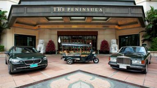 The Peninsula Bangkok Introduces Luxury Tuk Tuk to Fleet