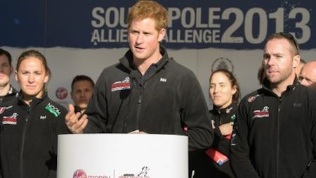 Prince Harry and Team Arrive at South Pole