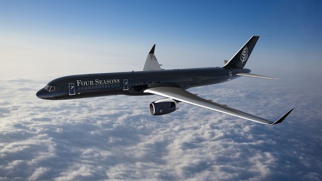TCS World Travel to Feature the Four Seasons Private Jet