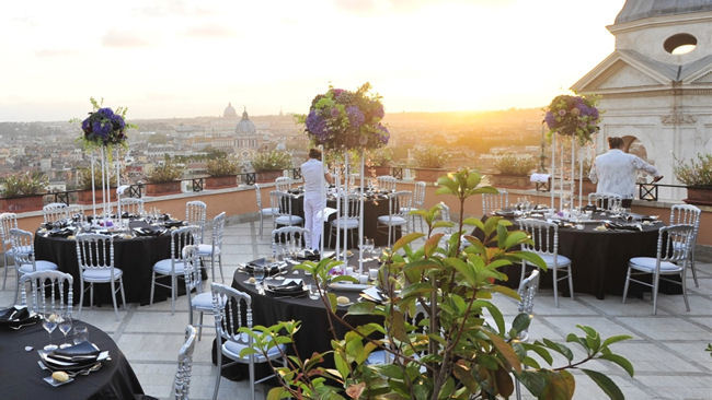 That's Amore! Say 'I Do' at Hassler Roma Overlooking the Spanish Steps and the Eternal City