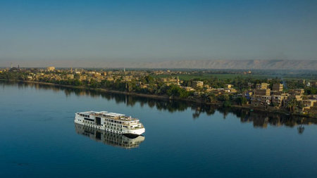 Viking's Newest Ship Osiris on the Nile River Named in Luxor
