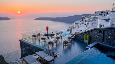 The Enticing Dark Side of Santorini 