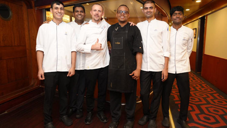 Diplomats and Renowned Chefs Converge Aboard the QE2 for ‘Around the World in 80 Days’