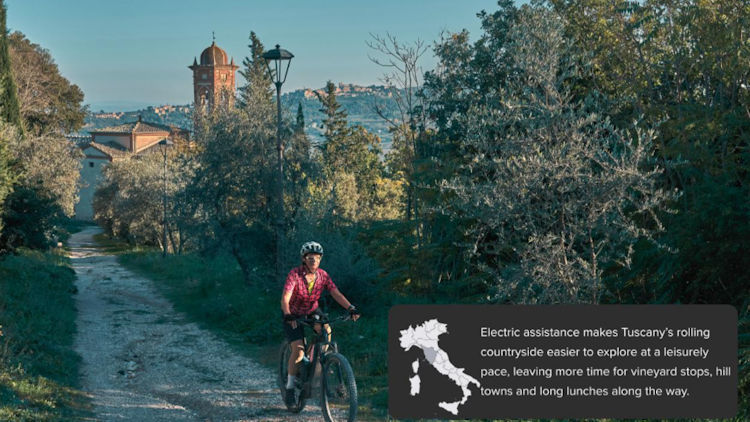 6 Luxury E-Bike Destinations Around the World and the Premium Gear Worth Packing
