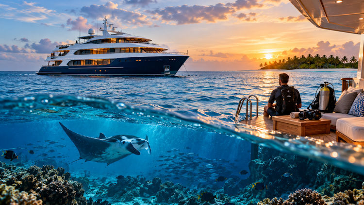 Luxury Liveaboard Diving in the Maldives: What a Week Onboard Looks Like