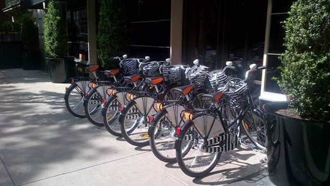 New York's The Mark Hotel Adds Stylish Fleet of Bicycles