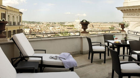Take in Rome's Breathtaking Views at Hotel Hassler Roma's Amorvero Spa