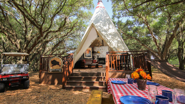 Luxury Teepee Glamping Experience Introduced in Florida