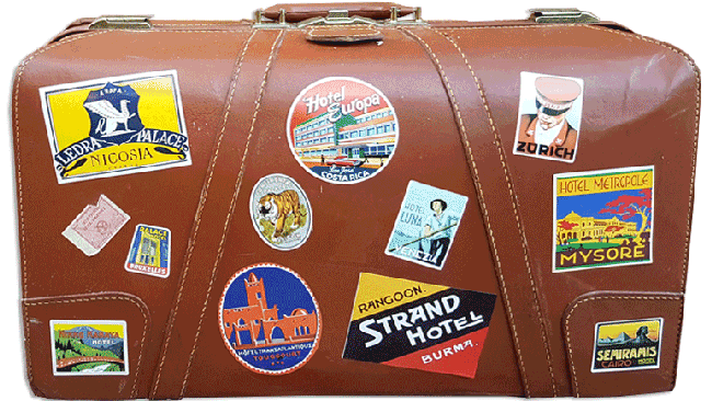 The Lost Art of Hotel Luggage Labels