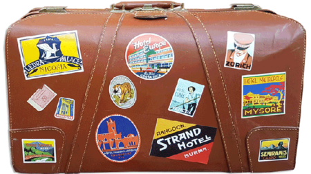 The Lost Art of Hotel Luggage Labels